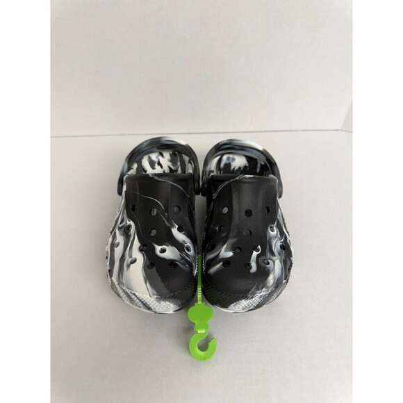 -1257 Classic Clog Black/White Sandals-US 11 Kids - Picture 3 of 5